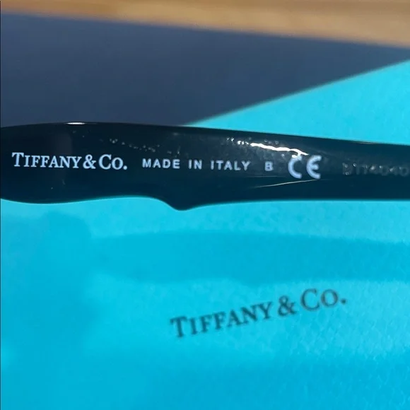 Tiffany & Co. Black Cat-Eye Sunglasses - Picture 3 of 4